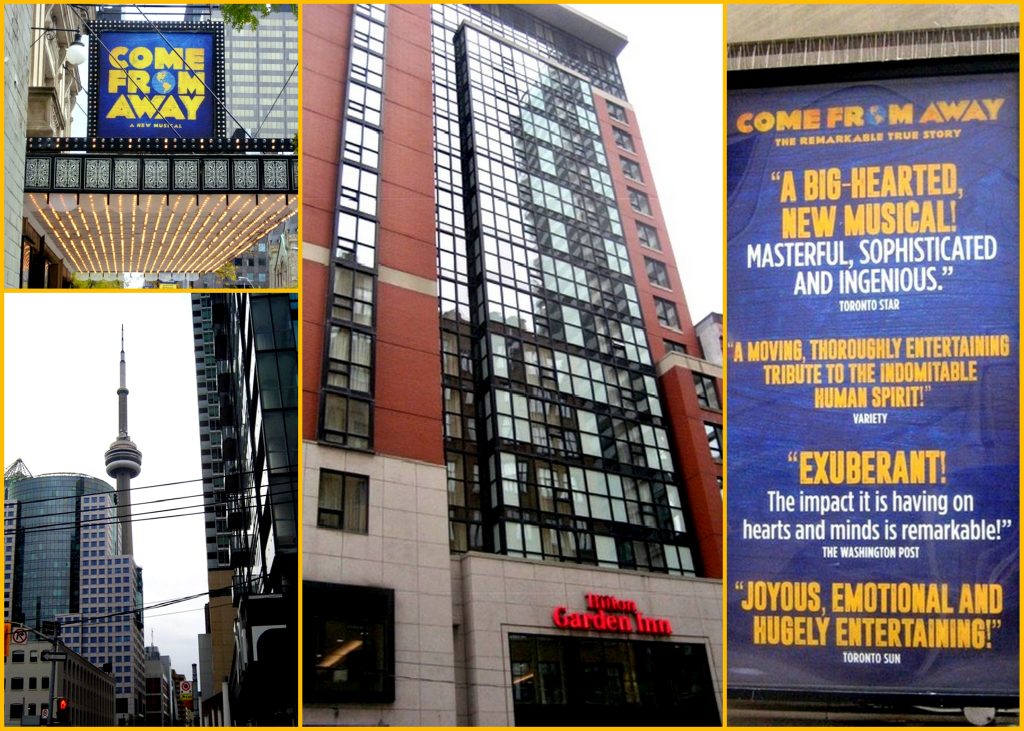 Toronto & Come From Away, October, 2018.